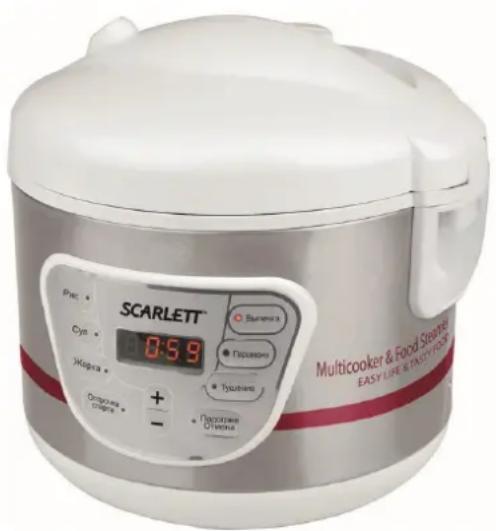 Pict SCARLETT® Сум 0:59 Жидна + Оврока сбага + + - Поситие Огнока Запаска Поситина Тушине Multicooker & Food Stover EASY LIME & TASTY FOR Н.А. 2014