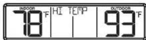 LA CROSSE TECHNOLOGY 513-1417BS - HI | LO Temperature - 1