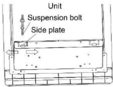 Unit Suspension bolt Side plate