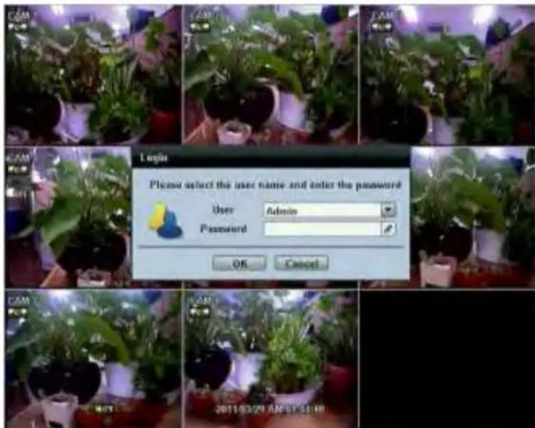 Login Please select the input name and enter the password User Admin Password OK Cancel