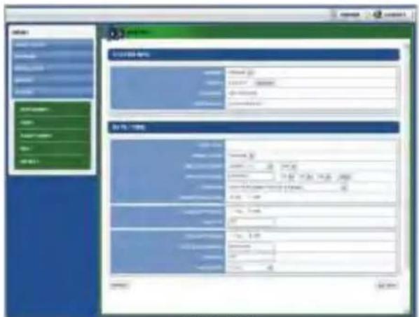 Screenshot of a software interface showing data entry and routing panels with fields for date, time, and volume.