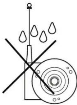IFM E61442 - Non recommended installation position - 2