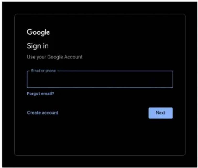 Google Sign in Use your Google Account Email or phone Forgot email? Create account Next