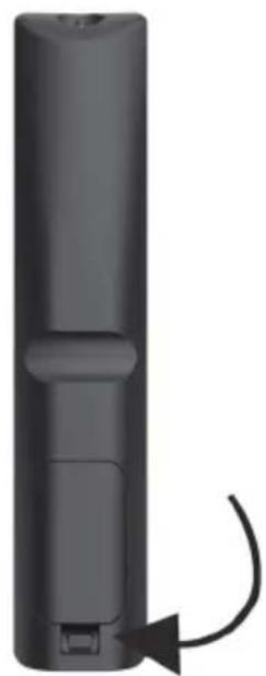 EKO K65DVAQ - How to open back of remote control to replace batteries - 1