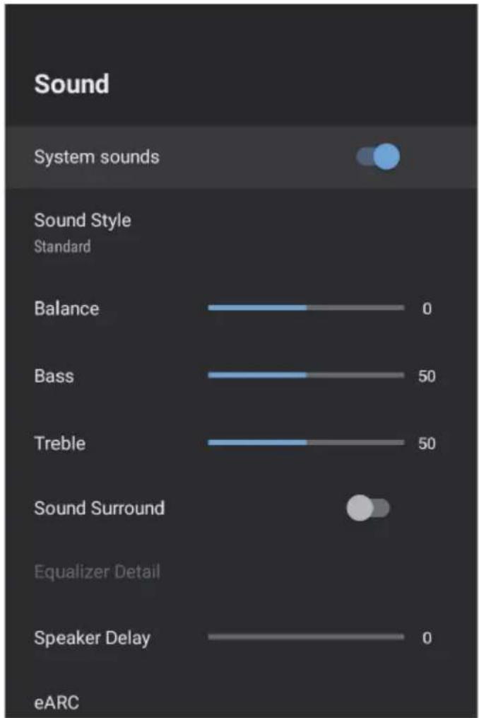 EKO K65DVAQ - SOUND SETTINGS MENU - 1