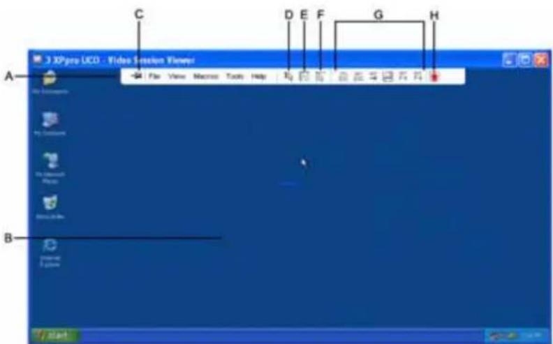 3 XPPro UCD - Video Session Viewer A B C D E F G H File View Macro Tools Help 开始