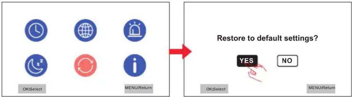 UNIDEN BW 4351 - Restore to default settings - 1