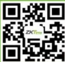 QR code with embedded logo and text 'ZKTm' in the center