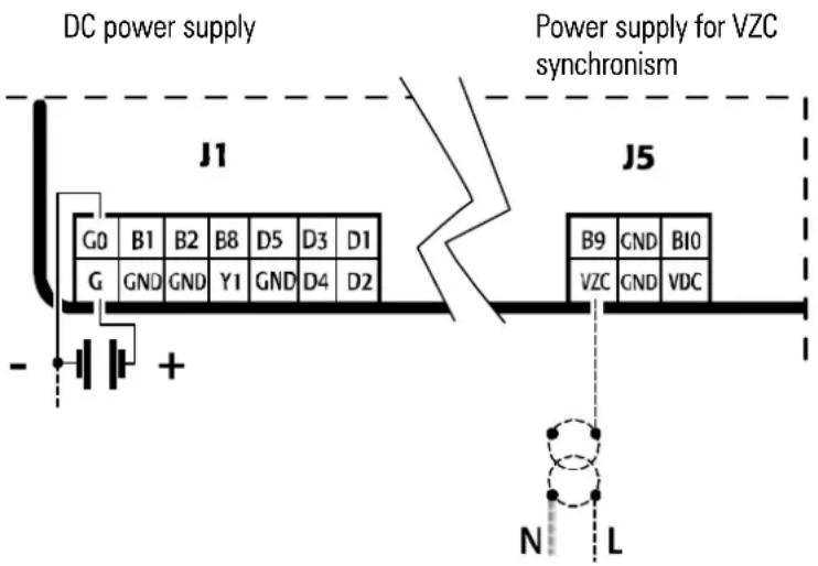 Carel µchiller 3 - \*Direct current connection - 1