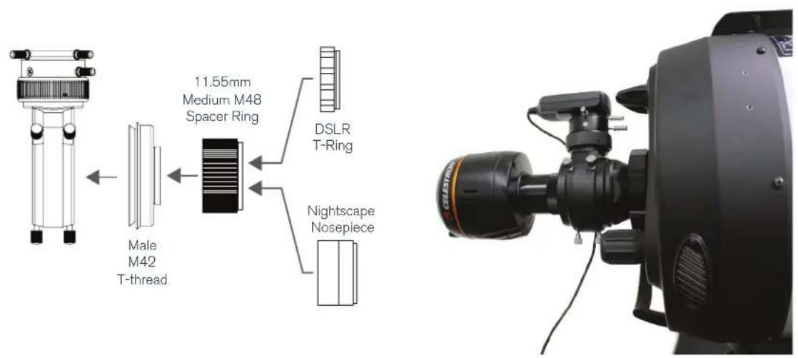CELESTRON Off-Axis Guider - CONFIGURATION FOR EDGEHD 925, 1100 AND 1400 TELESCOPES WITH NIGHTSCAPE, DSLR, OR FULL FRAME DSLR OR CCD CAMERAS - 2