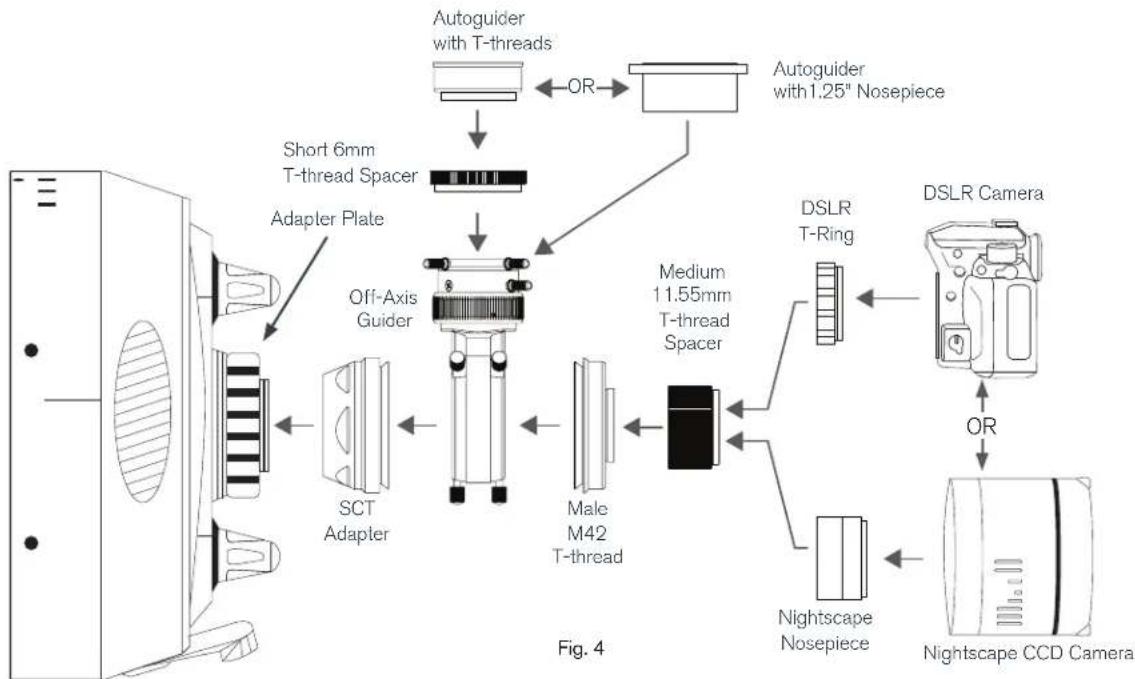 CELESTRON Off-Axis Guider - CONFIGURING THE OFF-AXIS GUIDER - 2