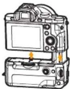 Vello BG-S7 - Attaching the Battery Grip - 5