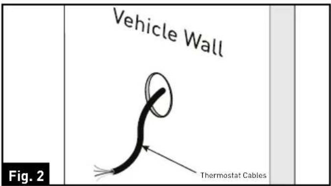 Vehicle Wall Thermostat Cables Fig. 2