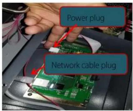 Power plug Network cable plug