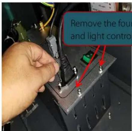 Remove the four and light control