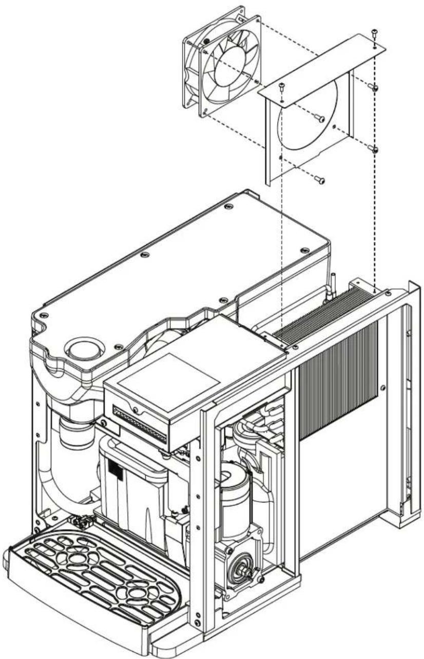 Follett 7FS100A-IW-NF-ST-00 - Condenser Fan Motor Removal (7 Series Shown) - 1