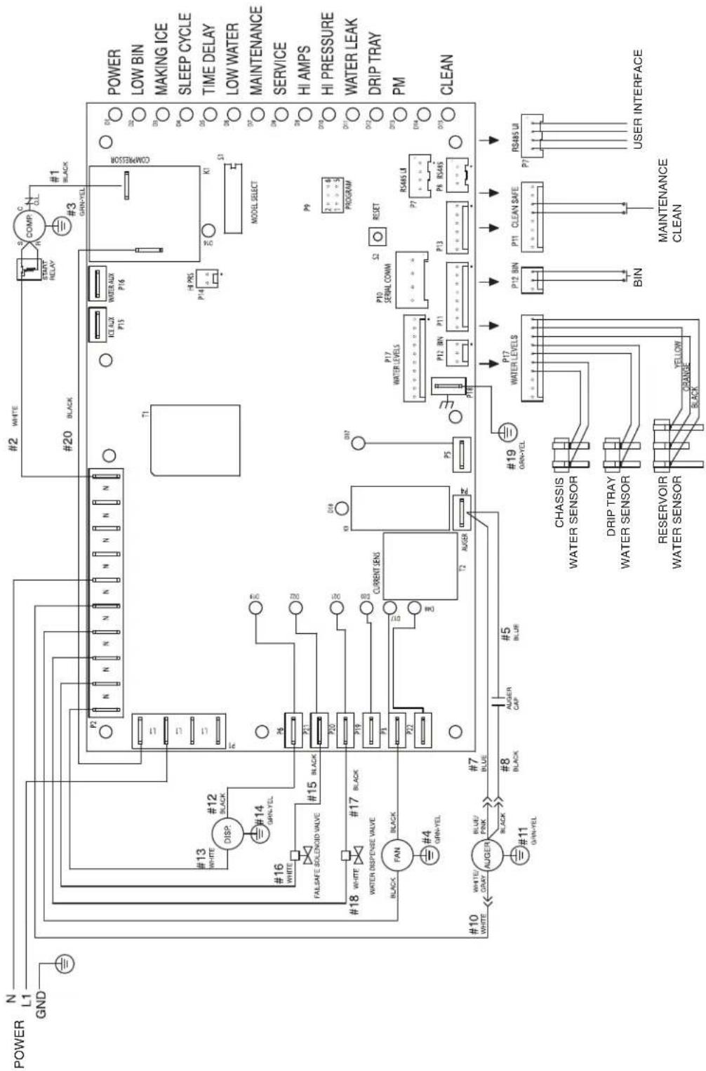 Follett 7FS100A-IW-NF-ST-00 - Electrical Wiring Diagram - 1