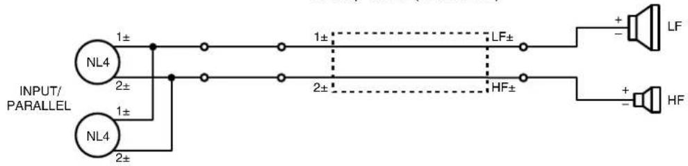 INPUT/ PARALLEL NL4 1± 2± 1± 2± LF± HF± + - + - + - NF NL4 2±