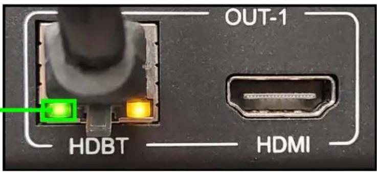 OUT-1 HDBT HDMI
