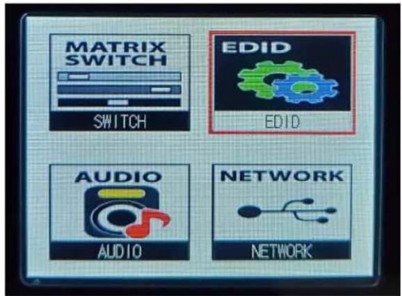 MATRIX SWITCH SWITCH EDID EDID AUDIO AUDIO NETWORK NETWORK