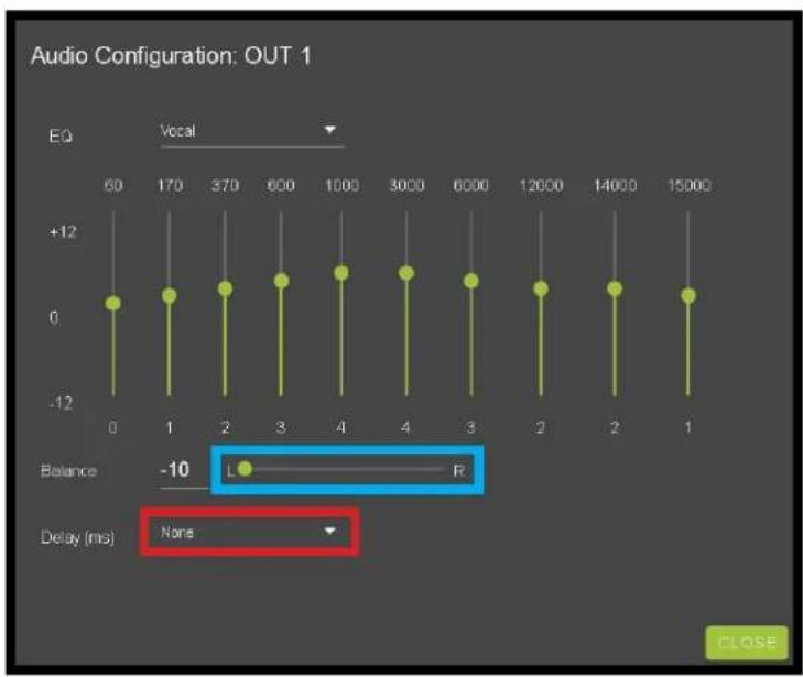 AVPro Edge AC-AXION-4 - WebUI: I/O Config - Output Settings Cont. - 1