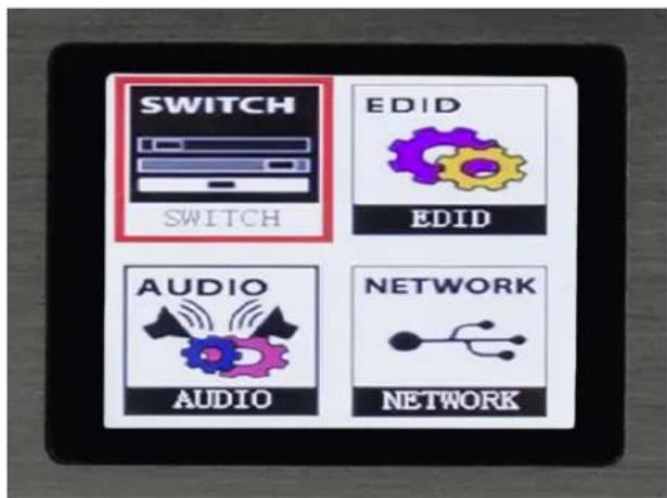 SWITCH SWITCH EDID EDID AUDIO AUDIO NETWORK NETWORK