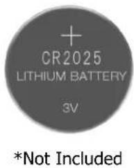 + CR2025 LITHIUM BATTERY 3V *Not Included