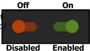 Off On Disabled Enabled