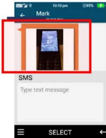 Mark 107 SMS Type text message SELECT