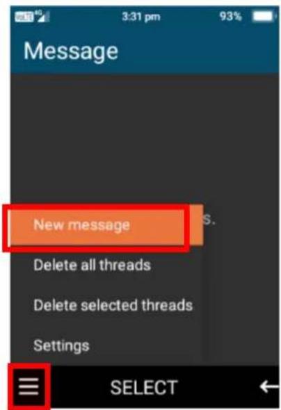 Message New message Delete all threads Delete selected threads Settings SELECT