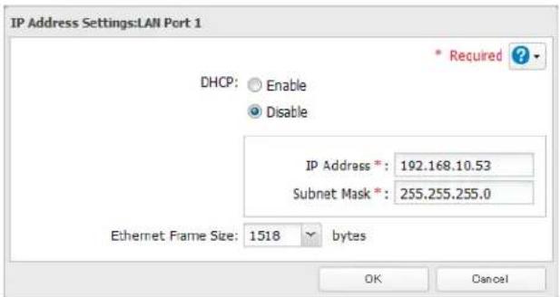 BUFFALO TeraStation 5000 - Changing the IP Address - 3