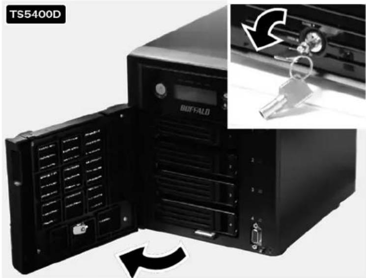 BUFFALO TeraStation 5000 - Drive Replacement (using JBOD or a redundant RAID mode such as RAID 1, 5, or 6 with auto-shutdown disabled) - 1