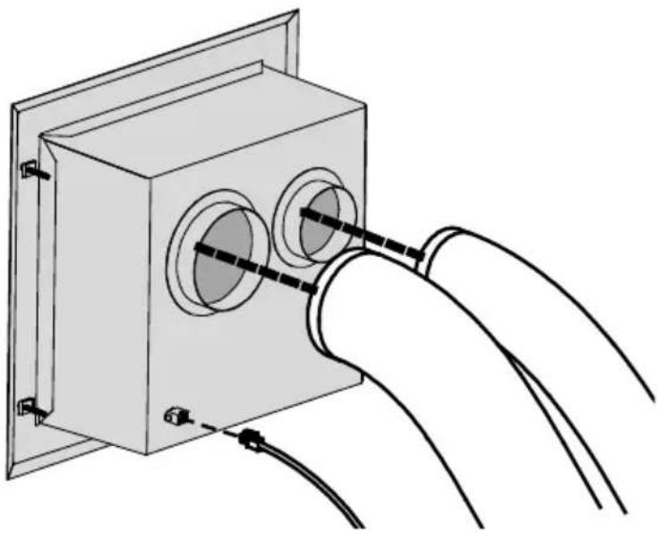 Escea DFS730 - Creating the Hole in the Outside Wall - 4