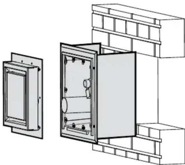 Escea DFS730 - C5 Installing the Horizontal Power Flue - 1