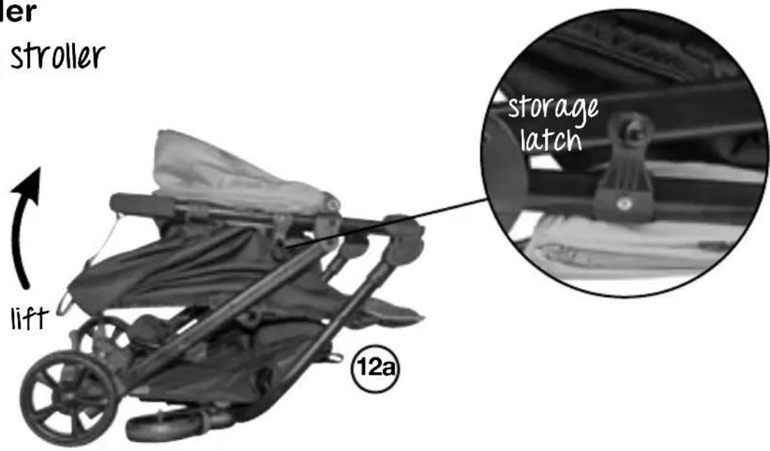 stroller stroller lift 12a storage latch