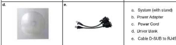 Colormetrics P4100 - PACKING LIST - 2
