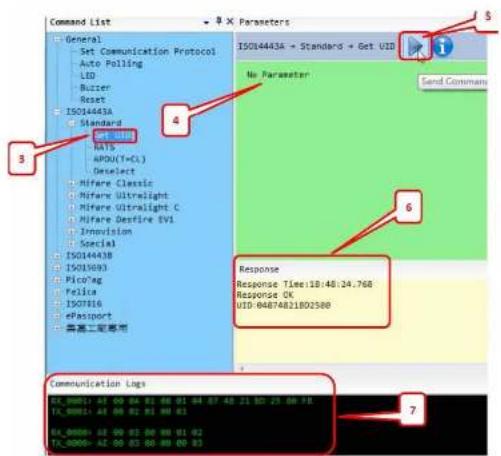 Command List General Set Communication Protocol Auto Polling LID Buzzer Reset ISO14443A Standard HIF-0018 NAT5 APOL(T+CL) Deselect Hifare Classic Hifare Ultralight Hifare Ultralight C Hifare Desfire EV1 Innovation Special ISO14443B ISO13903 Pico7ag Felica ISO7016 ePassport 高强工程局 Communication Logs ISO_0001: 02 00 02 00 01 04 07 40 21 02 23 00 03 ISO_0001: 02 00 02 01 04 07 40 21 02 23 00 03 ISO_0001: 02 00 02 01 04 07 40 21 02 23 00 03 ISO_0001: 02 00 02 01 04 07 48 21 02 23 00 03 ISO_0001: 02 00 02 01 04 07 48 21 02 23 00 03 ISO_0001: 02 00 02 01 04 07 48 21 02 23 01 04 ISO_0001: 02 00 02 01 04 07 48 21 02 23 01 04 ISO_0001: 02 00 02 01 04 07 48 21 02 23 01 04 ISO_0001: 02, 01, 02, 18, 21, 38, 56, 64, 72, 88, 96, 16, 24, 32, 48, 66, 74, 88, 96, 16, 24, 32, 48, 66, 74, 88, 96, 16, 24, 32, 48, 66, 74, 88, 96, 16, 24, 32, 48, 66, 74, 86, 96, 16, 24, 32, 48, 66, 74, 86, 96, 16, 24, 32, 48,