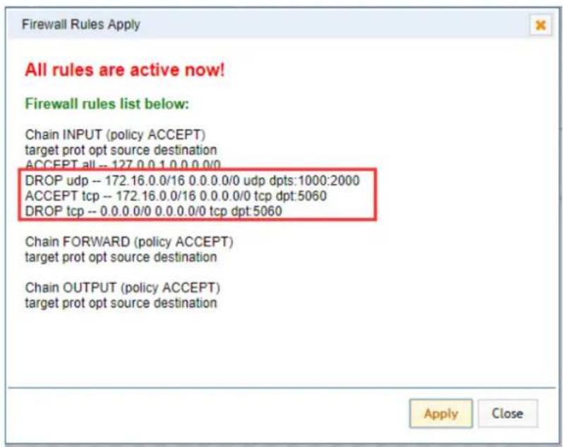 OpenVox SWG-2032L - Security Rules - 2