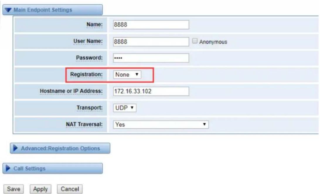 OpenVox SWG-2032L - Add New SIP Endpoint - 1