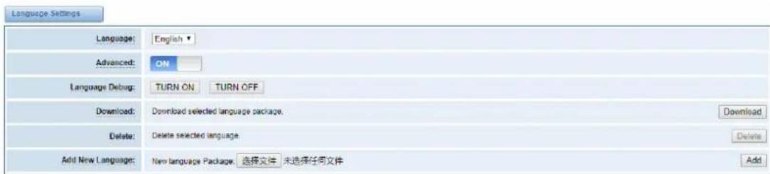 OpenVox SWG-2032L - Language Settings - 1