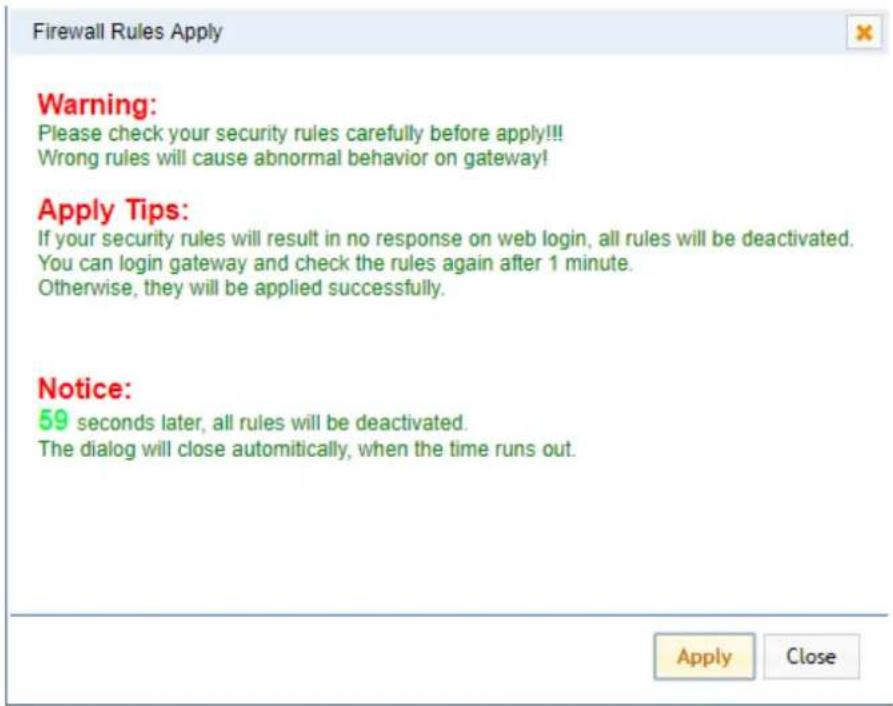 OpenVox SWG-2032L - Security Rules - 1