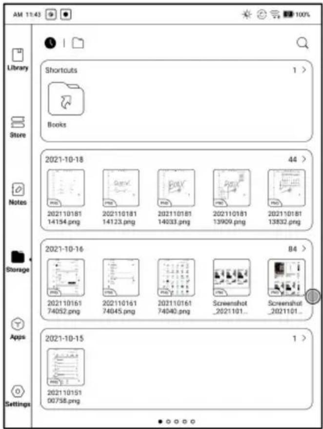 AM 11:43 Library Store Notes Storage Apps Settings Shortouts 1 > Books 2021-10-18 44 > 202110161 14154.png 202110181 14123.png 202110181 14033.png 202110181 13909.png 202110181 13832.png 2021-10-16 84 > 202110161 74052.png 202110161 74045.png 202110161 74040.png Screenshot _2021101... Screenshot _2021101... 2021-10-15 1 > 202110151 00758.png