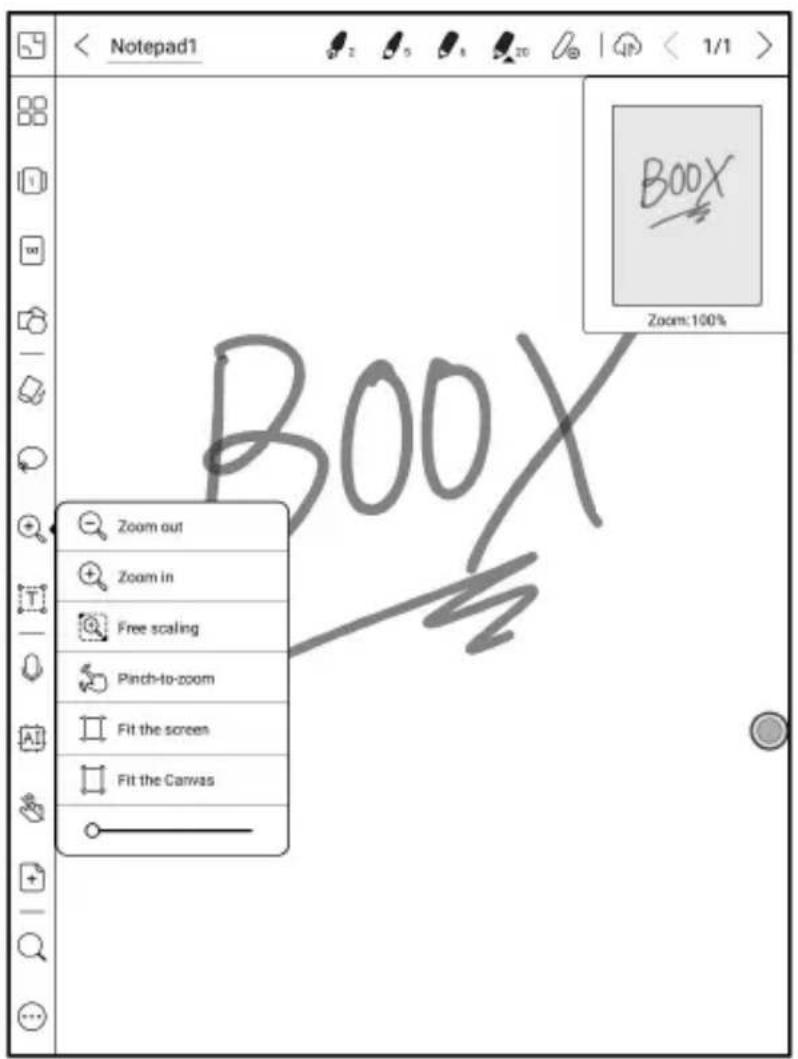 < Notepad1 Zoom:100% B00X Zoom:1/1 >