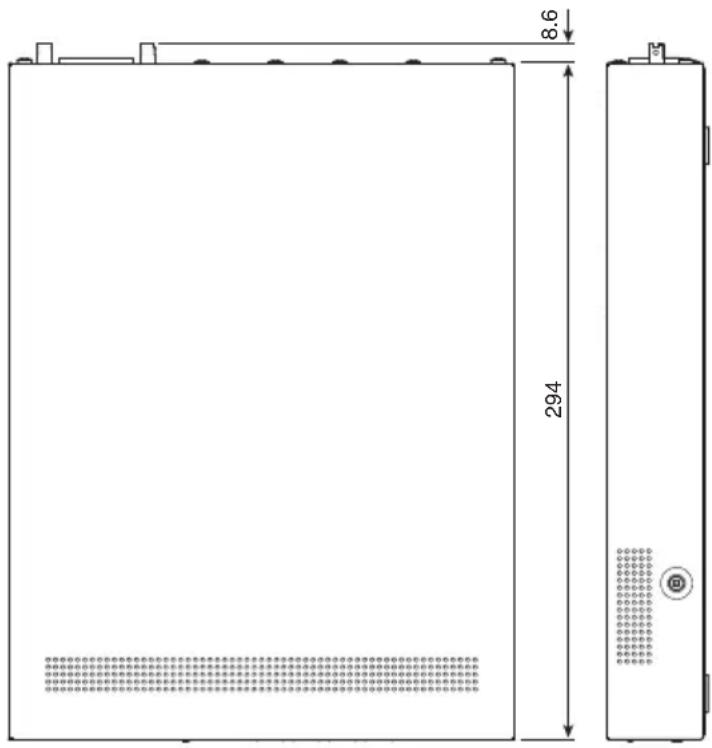 YAMAHA SWR2311P-10G - Dimensional diagram - 1