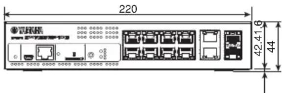 YAMAHA SWR2311P-10G - Dimensional diagram - 2