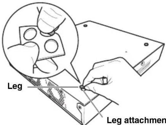 YAMAHA SWR2311P-10G - ⑭Leg attachment guides - 1