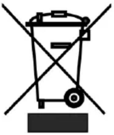 Symbol of a trash bin with crossed lines indicating no waste or discharge (no text or labels)