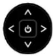 Element Roku TV E4FAB65R - Game-pad style joystick - 1