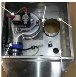 Real Flame Element 1200 MK2 - Wall Mounted Fan Module Setup - 10