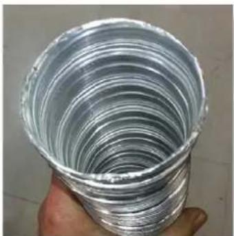 Real Flame Element 1200 MK2 - Exhaust outlet connection on heater - 1